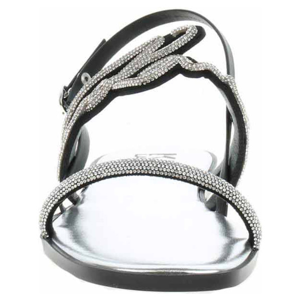 detail Dámské sandály Karl Lagerfeld KL87425 GSL heavy glitter silver