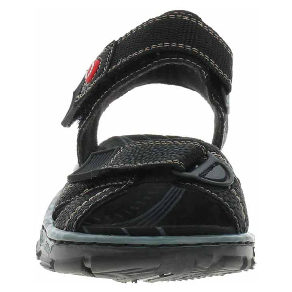 detail Dámské sandály Rieker 68851-02 schwarz