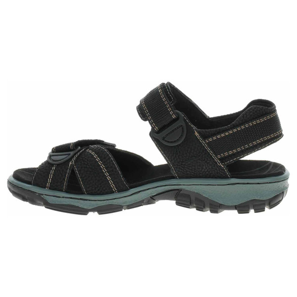 detail Dámské sandály Rieker 68851-02 schwarz