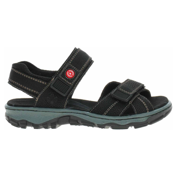 detail Dámské sandály Rieker 68851-02 schwarz