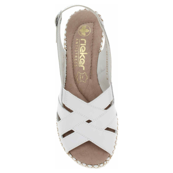 detail Dámské sandály Rieker 66189-80 weiss