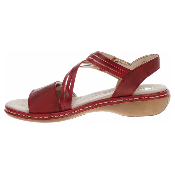 detail Dámské sandály Rieker 65964-35 rot