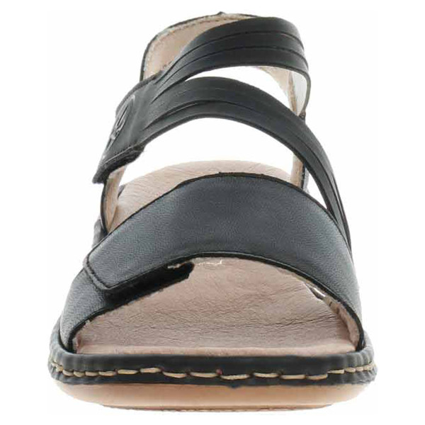 detail Dámské sandály Rieker 65964-00 schwarz