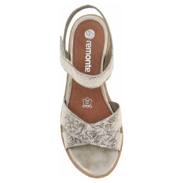 detail Dámské sandály Remonte R6252-91 gold