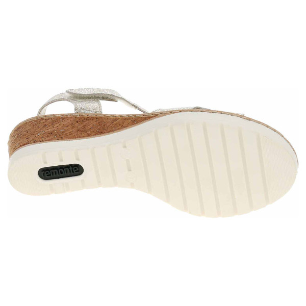 detail Dámské sandály Remonte R6252-91 gold