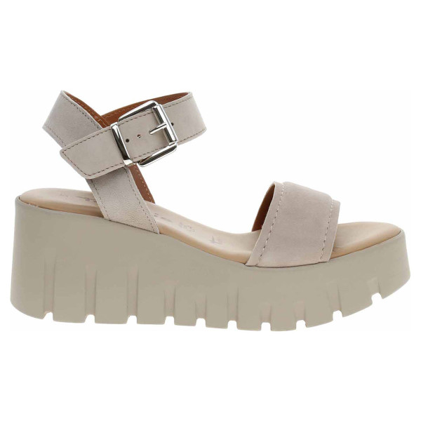 detail Dámské sandály Tamaris 1-28712-42 taupe suede