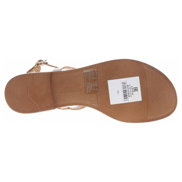 detail Dámské sandály s.Oliver 5-28105-44 platinum