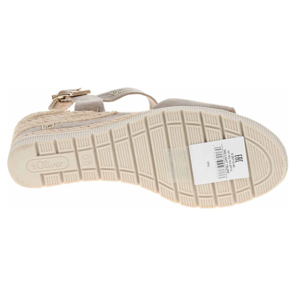 detail Dámské sandály s.Oliver 5-28713-42 light taupe