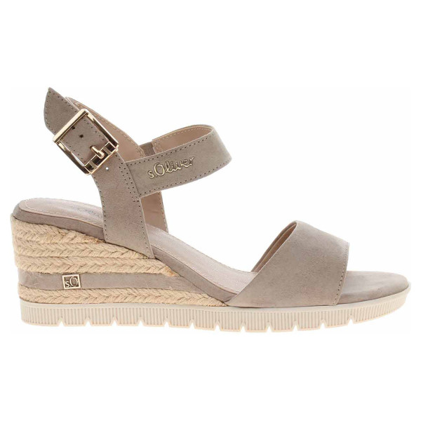 detail Dámské sandály s.Oliver 5-28713-42 light taupe