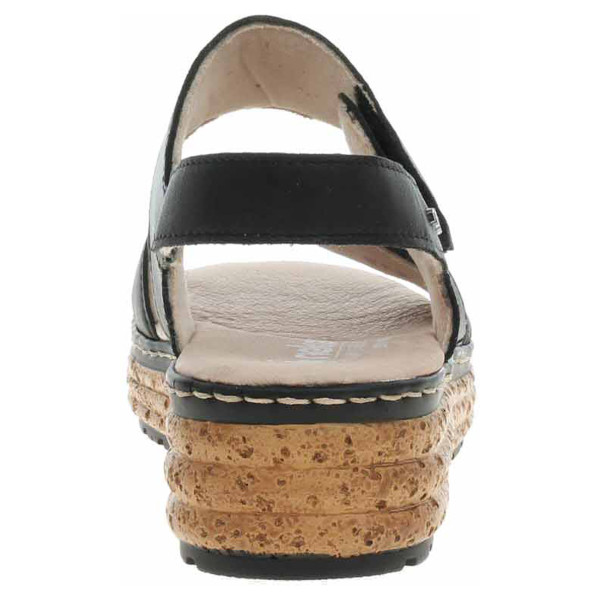 detail Dámské sandály Rieker 62761-00 schwarz