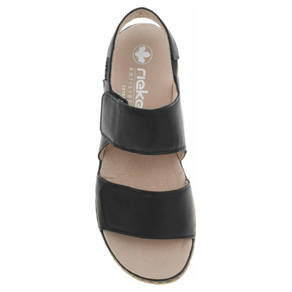 detail Dámské sandály Rieker 62761-00 schwarz