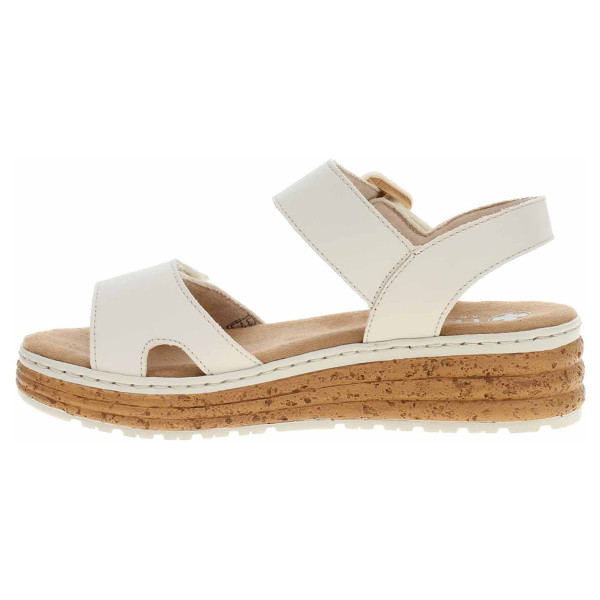 detail Dámské sandály Rieker 62760-60 beige