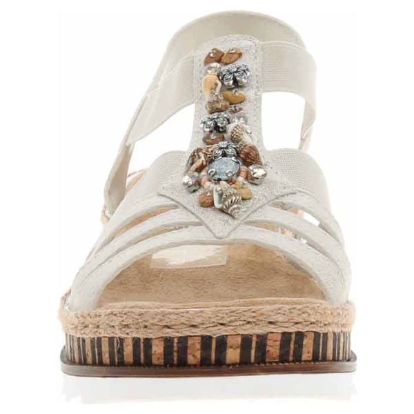 detail Dámské sandály Rieker V7949-90 gold