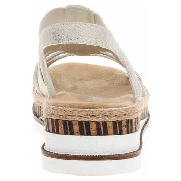 detail Dámské sandály Rieker V7949-90 gold