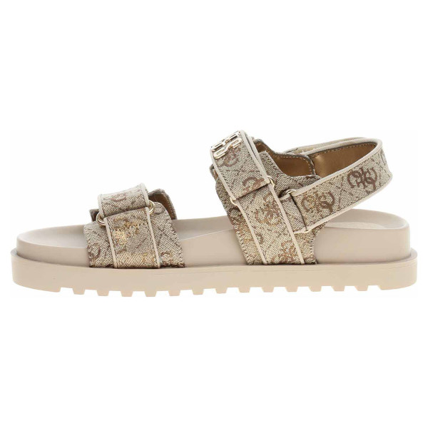 detail Dámské sandály Guess FLJFDSLEL03-GOLD