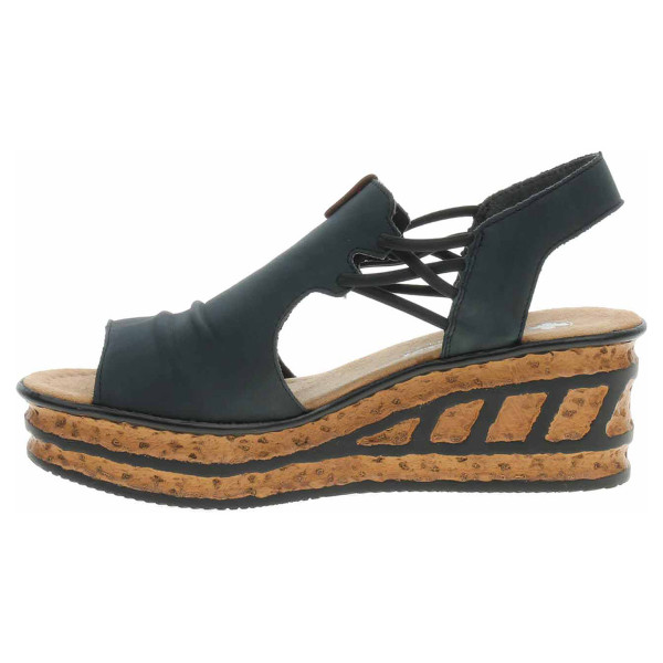 detail Dámské sandály Rieker 68175-14 blau