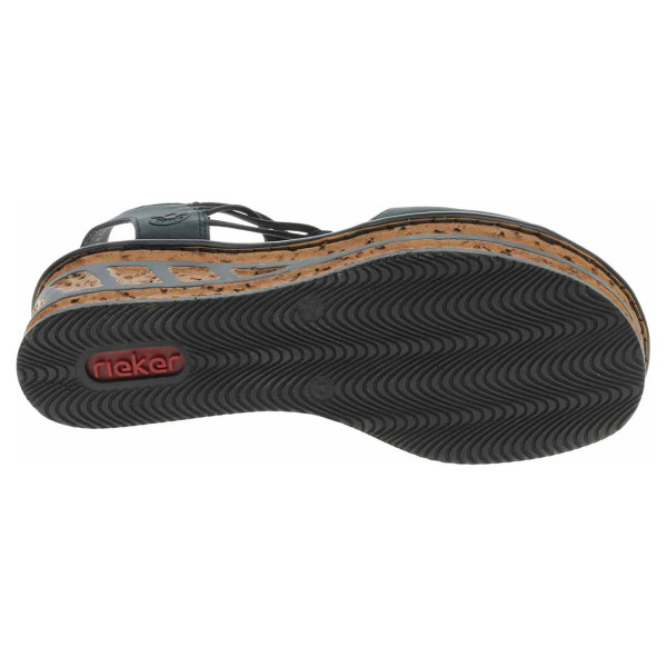 detail Dámské sandály Rieker 68175-14 blau