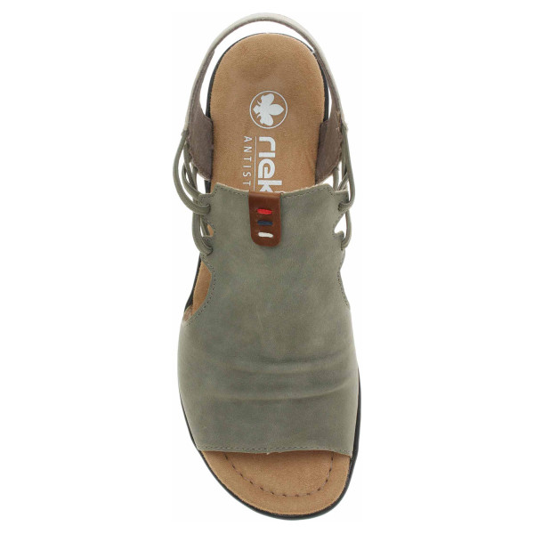 detail Dámské sandály Rieker 68175-52 grun