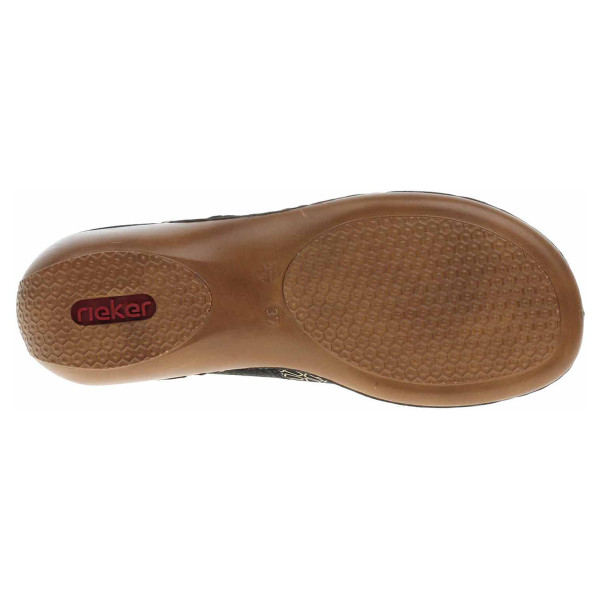 detail Dámské sandály Rieker 65989-01 schwarz