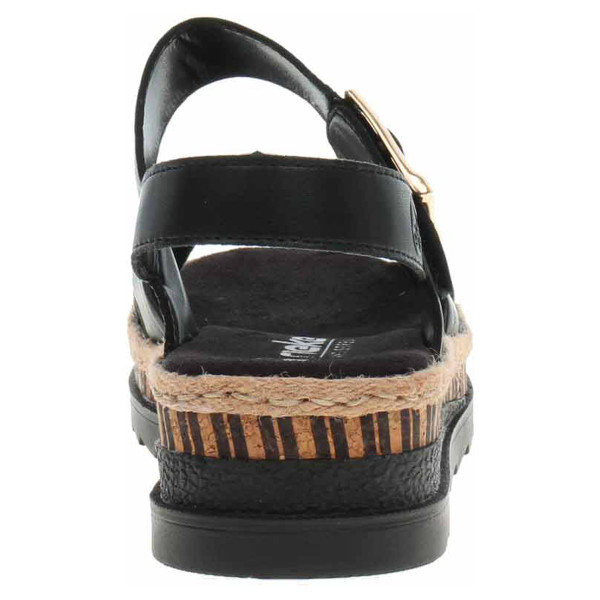 detail Dámské sandály Rieker V7951-00 schwarz