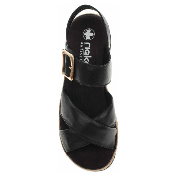 detail Dámské sandály Rieker V7951-00 schwarz