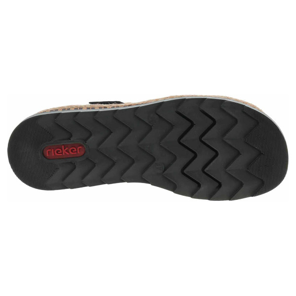 detail Dámské sandály Rieker V7951-00 schwarz