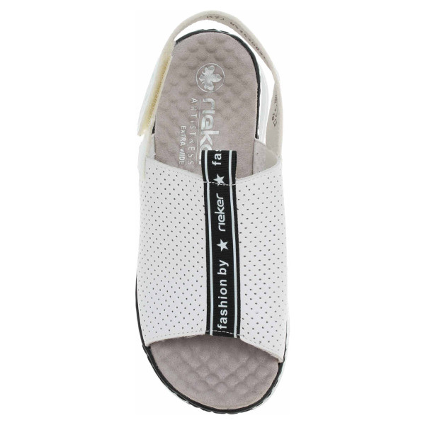 detail Dámské sandály Rieker 65615-80 weiss
