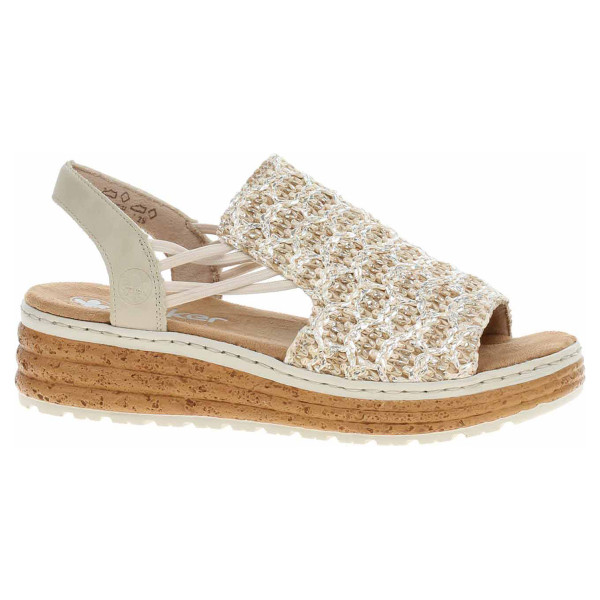 detail Dámské sandály Rieker 62741-60 beige