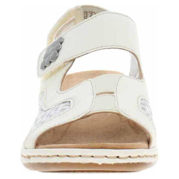 detail Dámské sandály Rieker 65989-82 weiss