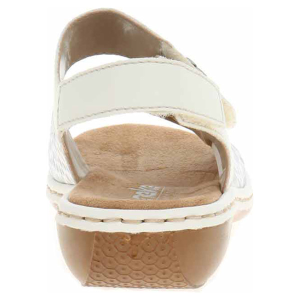 detail Dámské sandály Rieker 65989-82 weiss