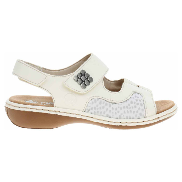 detail Dámské sandály Rieker 65989-82 weiss