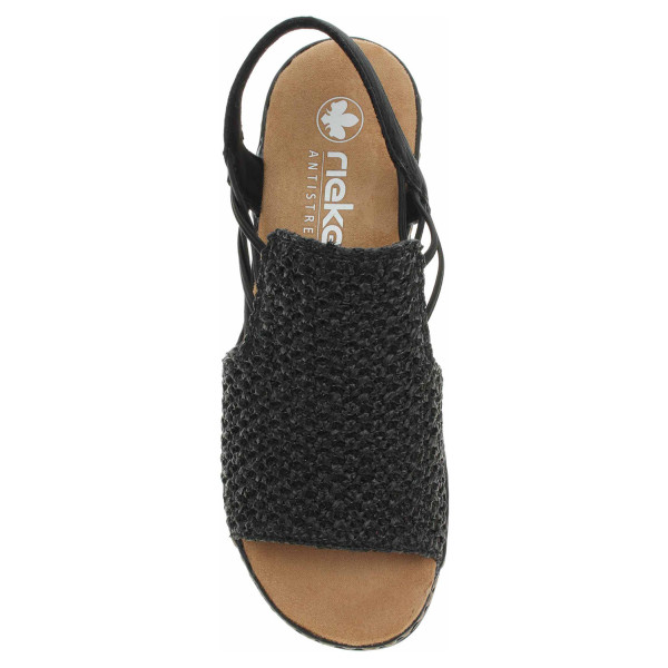 detail Dámské sandály Rieker 62941-00 schwarz