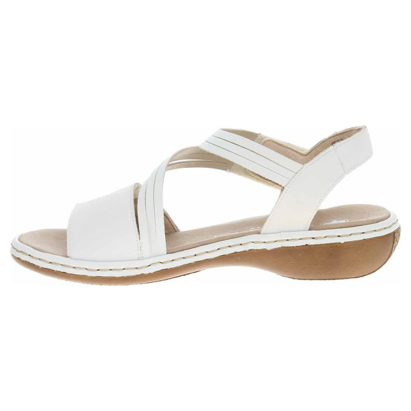 detail Dámské sandály Rieker 65964-80 weiss