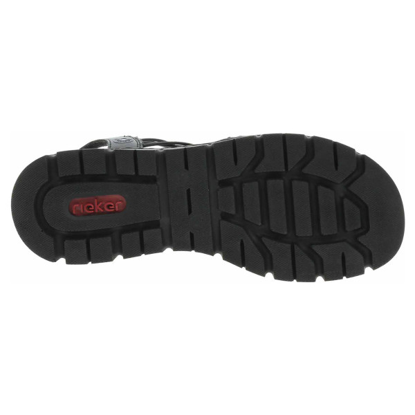 detail Dámské sandály Rieker V1051-00 schwarz