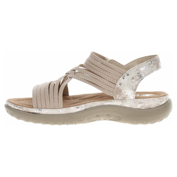 detail Dámské sandály Rieker 64888-60 beige