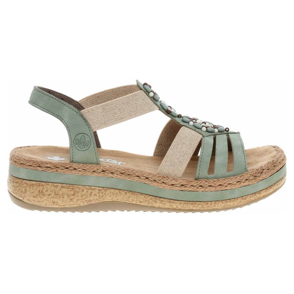 detail Dámské sandály Rieker V0920-52 grun