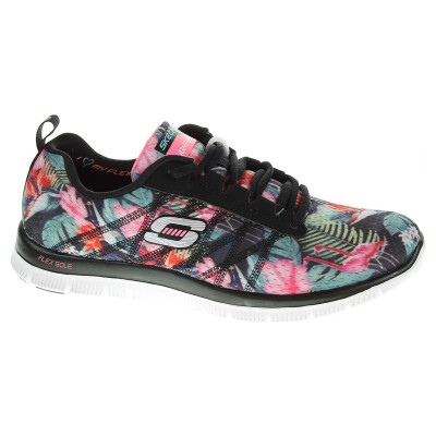 detail Skechers Floral Bloom black-multi