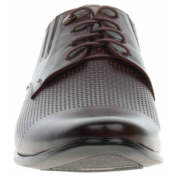 detail Wall Street pánské společenské PO482 tm.hnědá