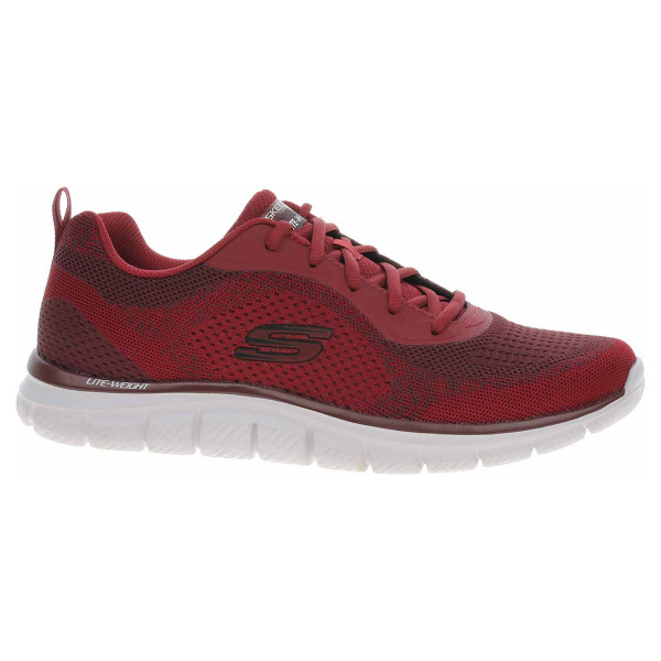detail Skechers Track - Glendor burgundy