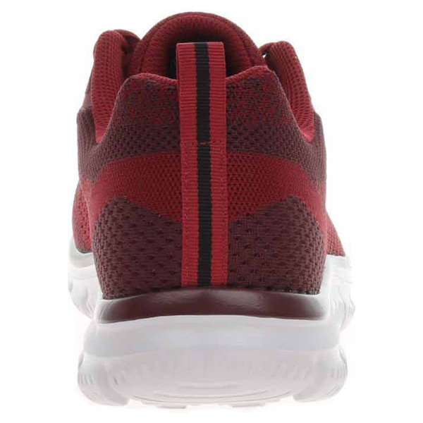 detail Skechers Track - Glendor burgundy