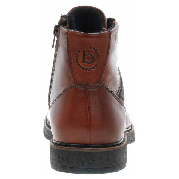 detail Pánská kotníková obuv Bugatti 331-8373A-4100 cognac
