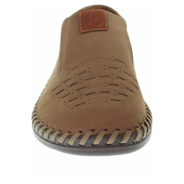 detail Pánské mokasiny Rieker B2457-64 beige kombi