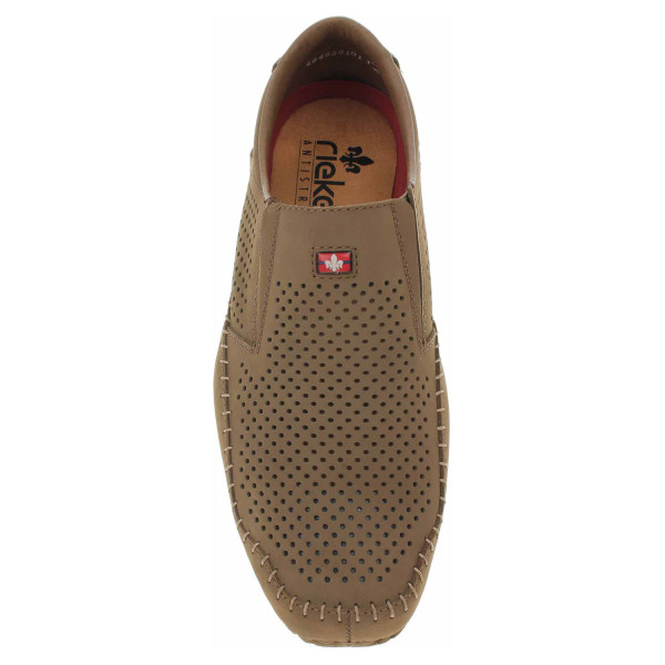 detail Pánské mokasiny Rieker 06386-64 beige