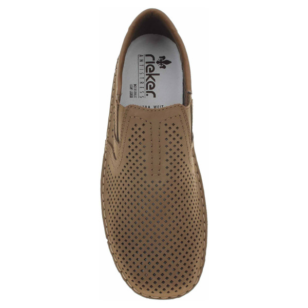 detail Pánské mokasiny Rieker 05297-64 beige
