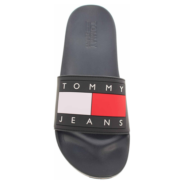 detail Pánské plážové pantofle Tommy Hilfiger EM0EM00689 C87 twilight navy