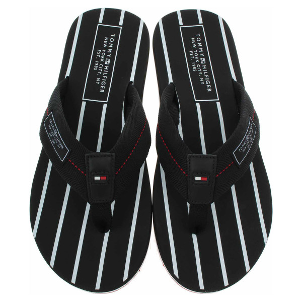 detail Pánské plážové pantofle Tommy Hilfiger FM0FM04470 BDS Black