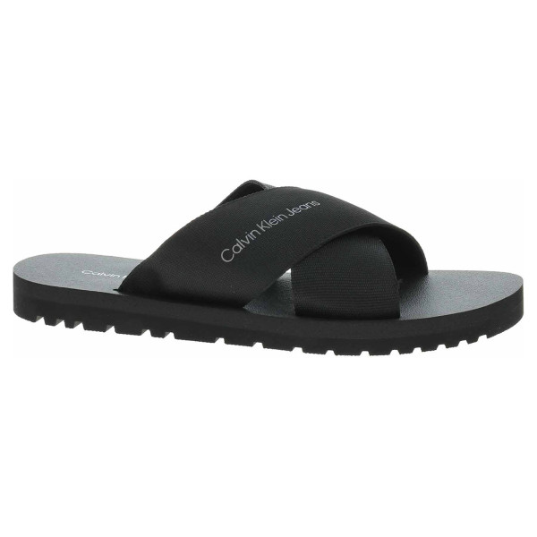 detail Pánské pantofle Calvin Klein YM0YM00942 Triple Black