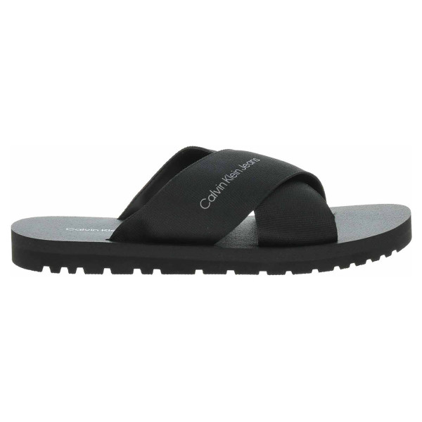 detail Pánské pantofle Calvin Klein YM0YM00942 Triple Black