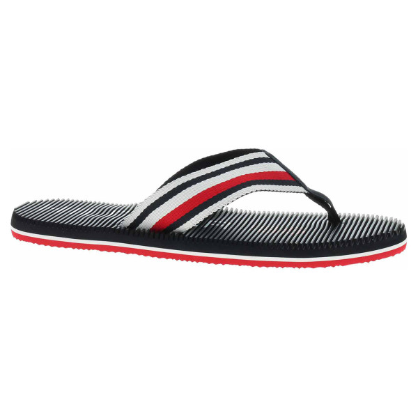 detail Pánské pantofle Tommy Hilfiger FM0FM05025 DW5 Desert Sky