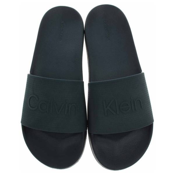 detail Pánské plážové pantofle Calvin Klein HM0HM00636 DW4 Navy